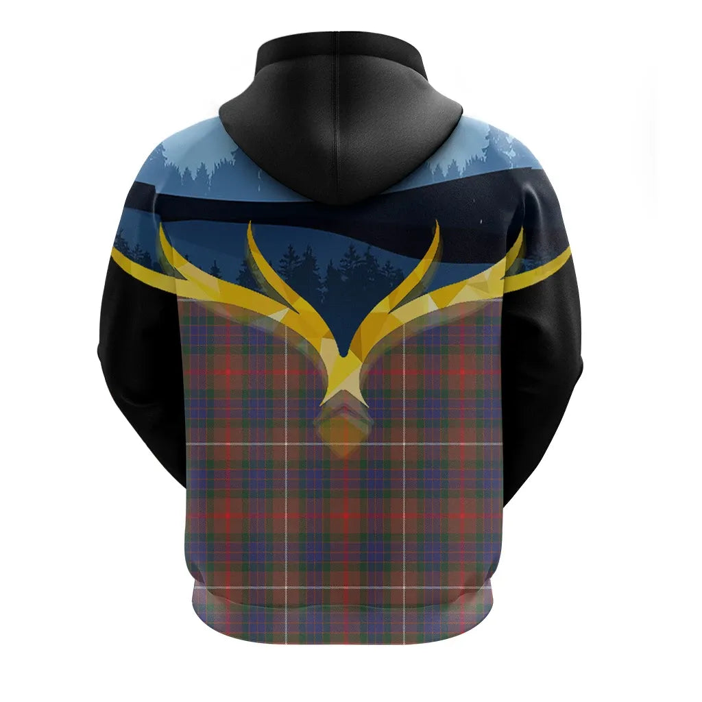 Printivon Fraser Hunting Modern Clan Night Of Deer Hoodie