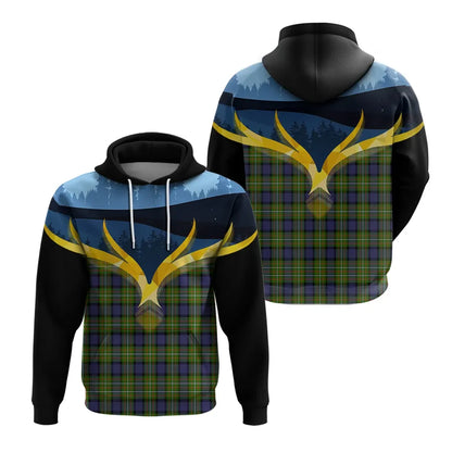 Printivon Ferguson Modern Clan Night Of Deer Hoodie