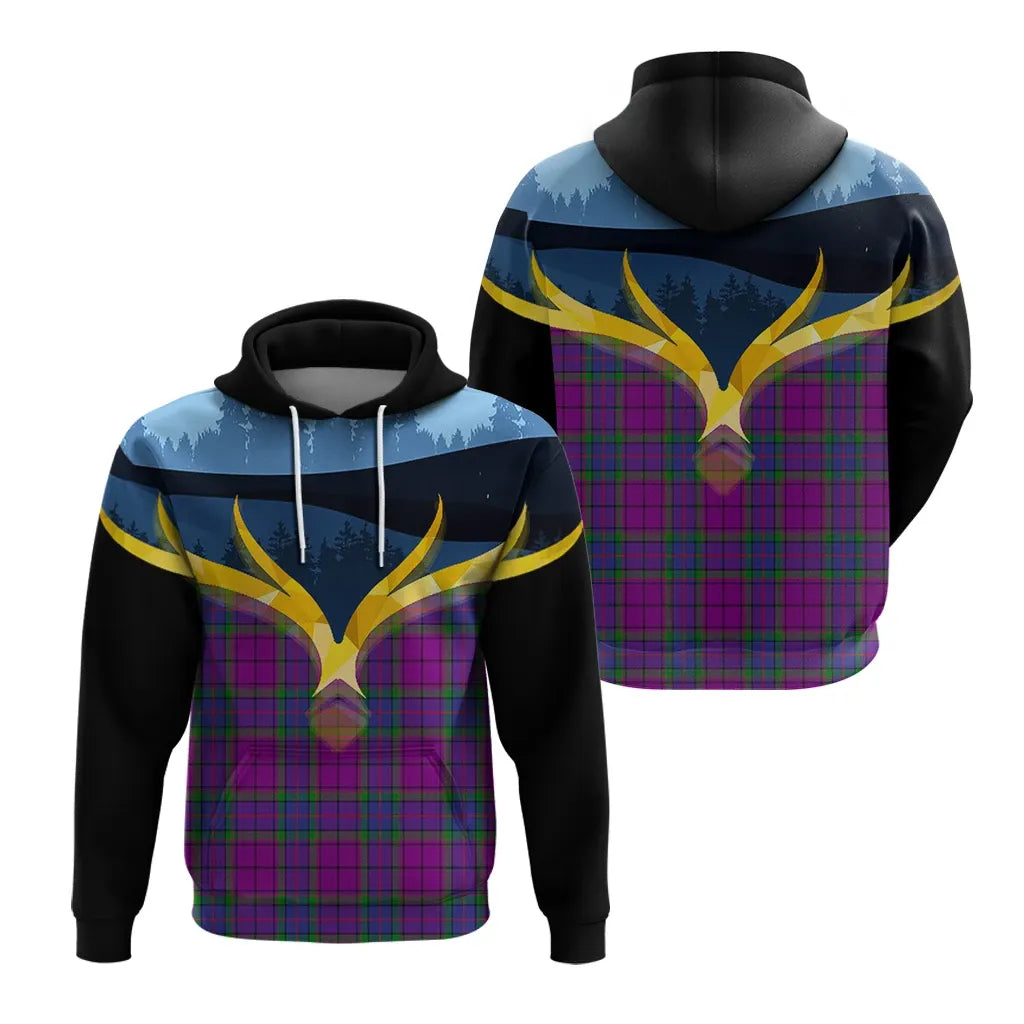 Printivon Wardlaw Modern Clan Night Of Deer Hoodie