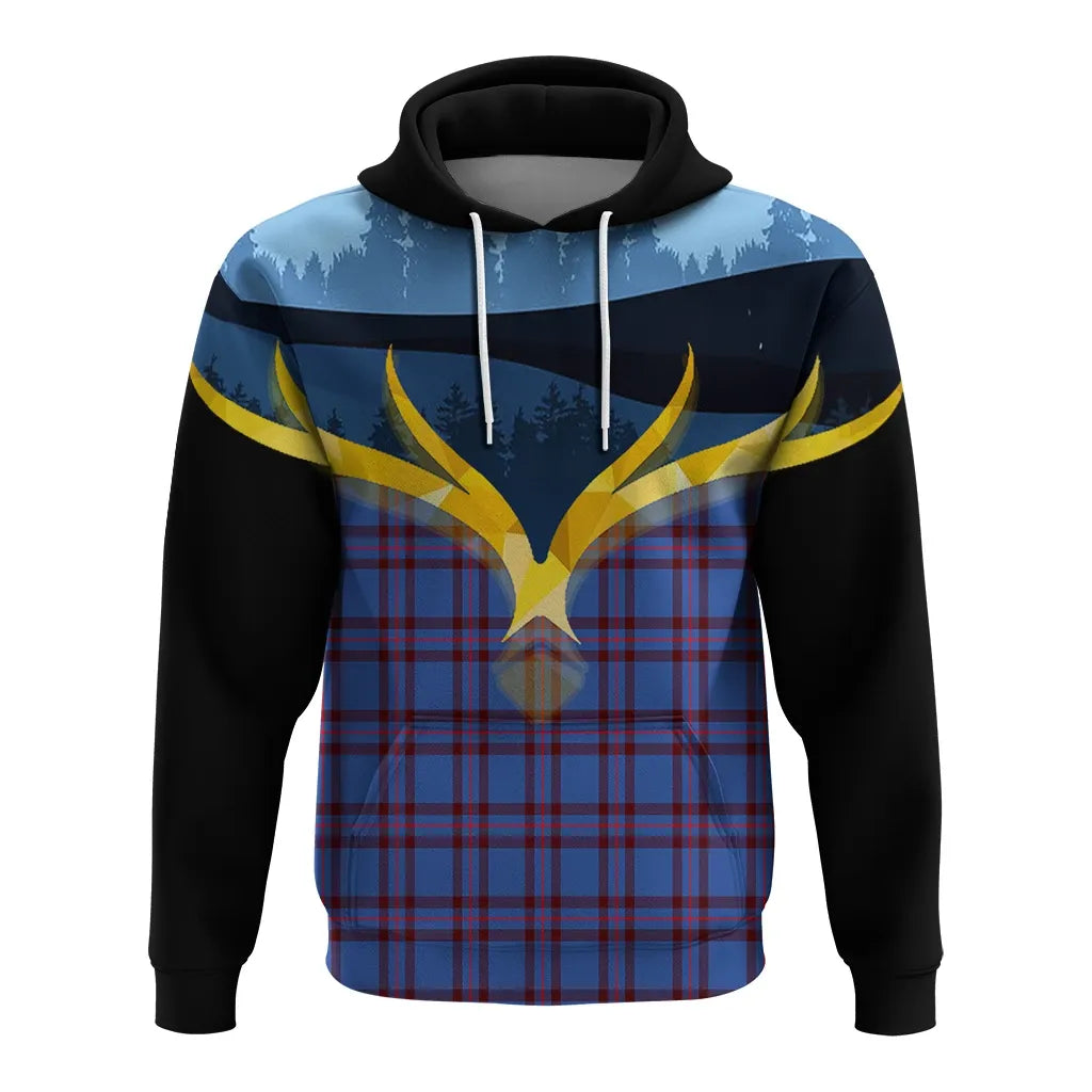 Printivon Elliot Modern Clan Night Of Deer Hoodie