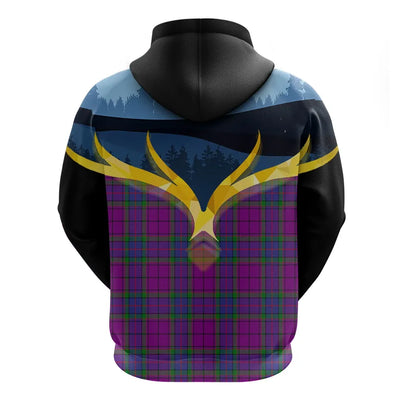 Printivon Wardlaw Modern Clan Night Of Deer Hoodie