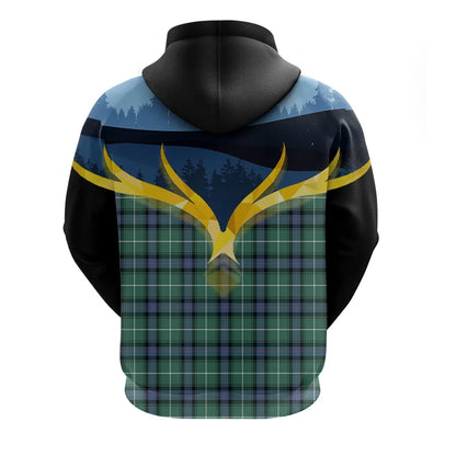 Printivon Macdonald Of The Isles Hunting Ancient Clan Night Of Deer Hoodie
