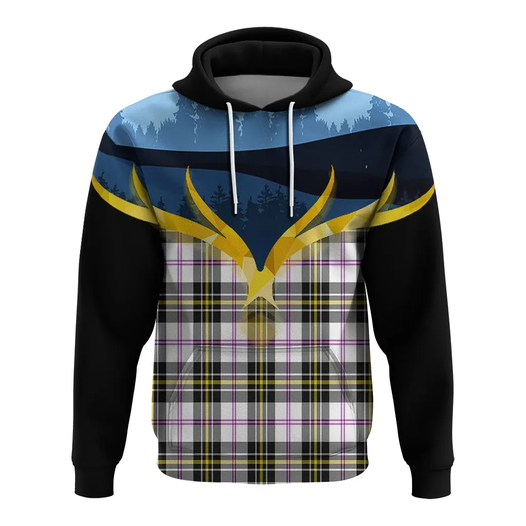 Printivon Macpherson Dress Modern Clan Night Of Deer Hoodie