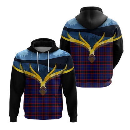 Printivon Home Modern Clan Night Of Deer Hoodie