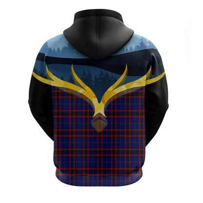 Printivon Home Modern Clan Night Of Deer Hoodie