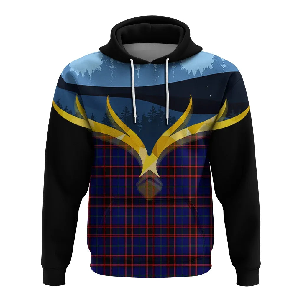 Printivon Home Modern Clan Night Of Deer Hoodie