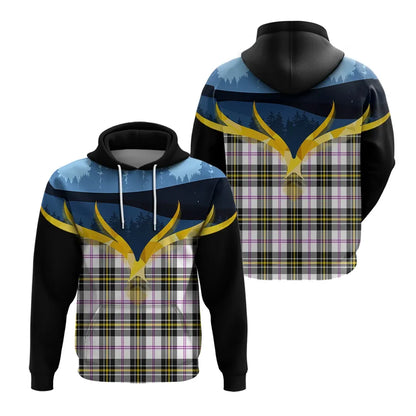Printivon Macpherson Dress Modern Clan Night Of Deer Hoodie