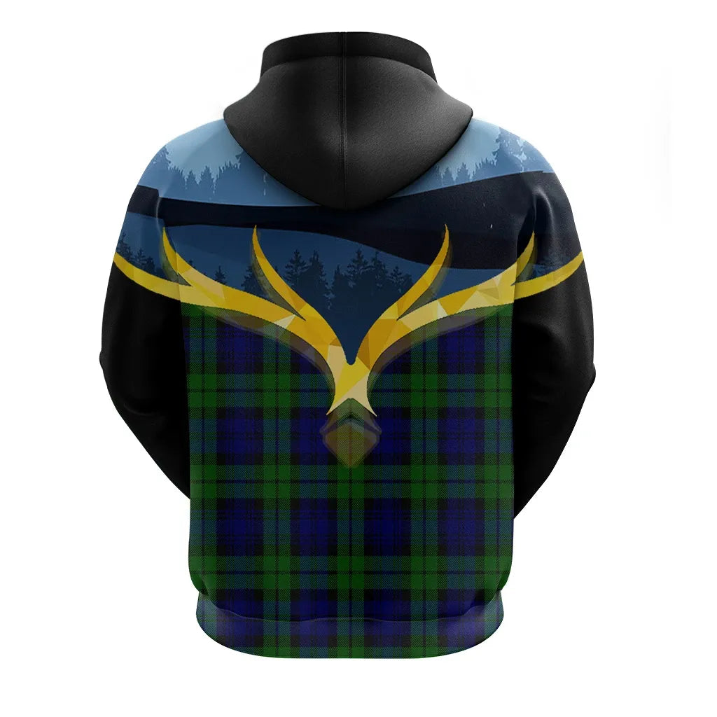 Printivon Bannatyne Clan Night Of Deer Hoodie