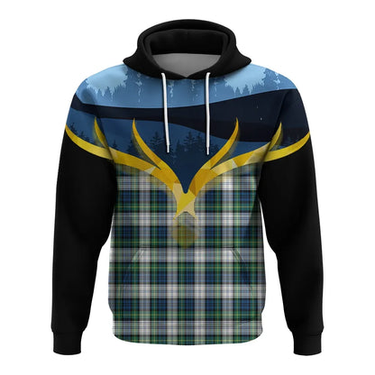 Printivon Gordon Dress Ancient Clan Night Of Deer Hoodie