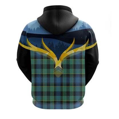 Printivon Mowat Clan Night Of Deer Hoodie