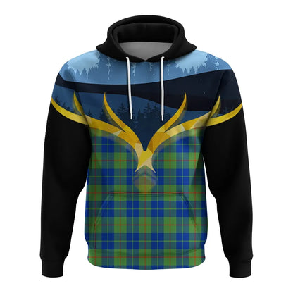 Printivon Barclay Hunting Ancient Clan Night Of Deer Hoodie