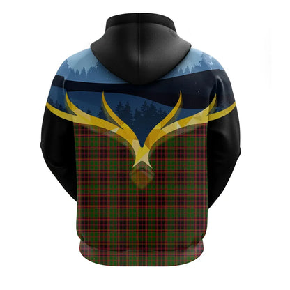 Printivon Buchan Modern Clan Night Of Deer Hoodie