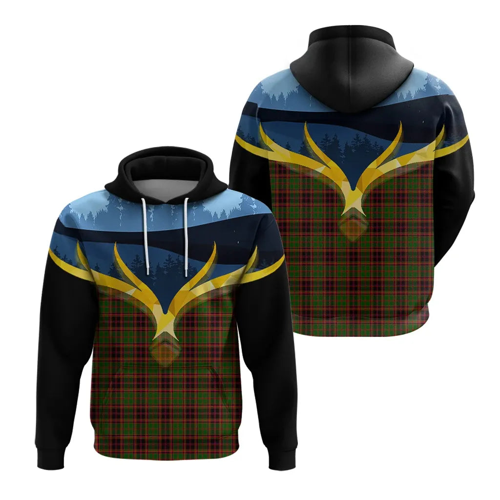 Printivon Buchan Modern Clan Night Of Deer Hoodie