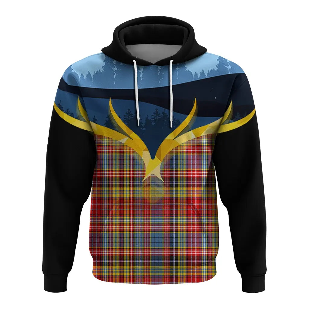 Printivon Ogilvie Of Airlie Ancient Clan Night Of Deer Hoodie