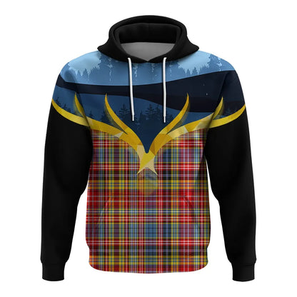 Printivon Ogilvie Of Airlie Ancient Clan Night Of Deer Hoodie