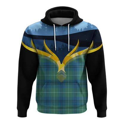 Printivon Oliphant Ancient Clan Night Of Deer Hoodie