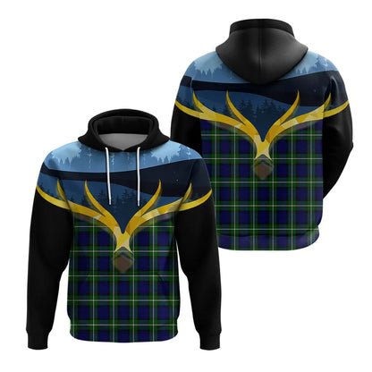 Printivon Forbes Modern Clan Night Of Deer Hoodie