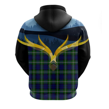Printivon Forbes Modern Clan Night Of Deer Hoodie