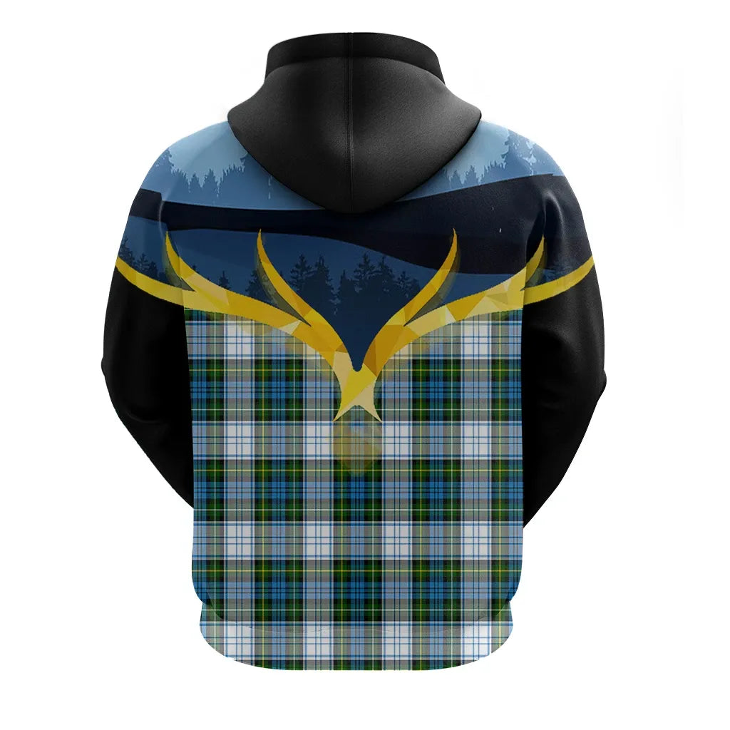 Printivon Campbell Dress Clan Night Of Deer Hoodie