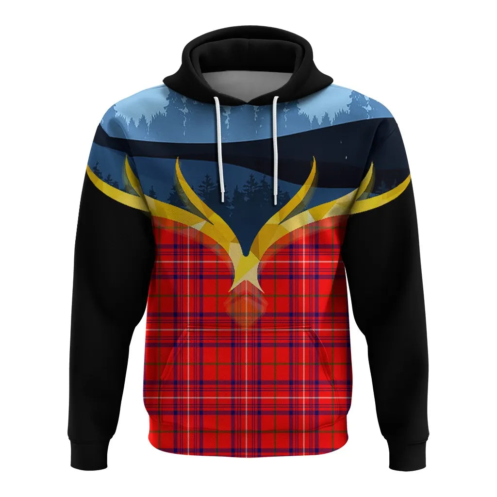 Printivon Rose Modern Clan Night Of Deer Hoodie