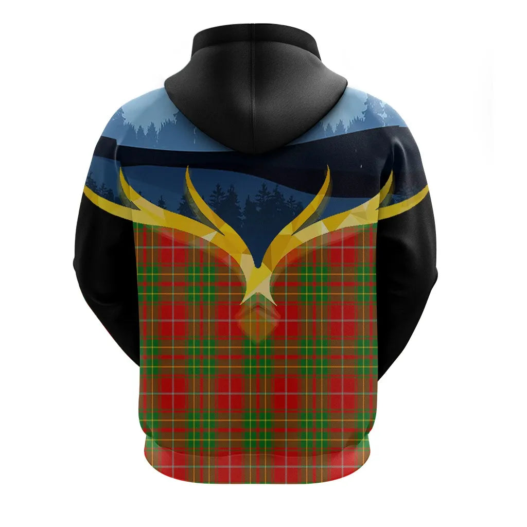 Printivon Burnett Ancient Clan Night Of Deer Hoodie