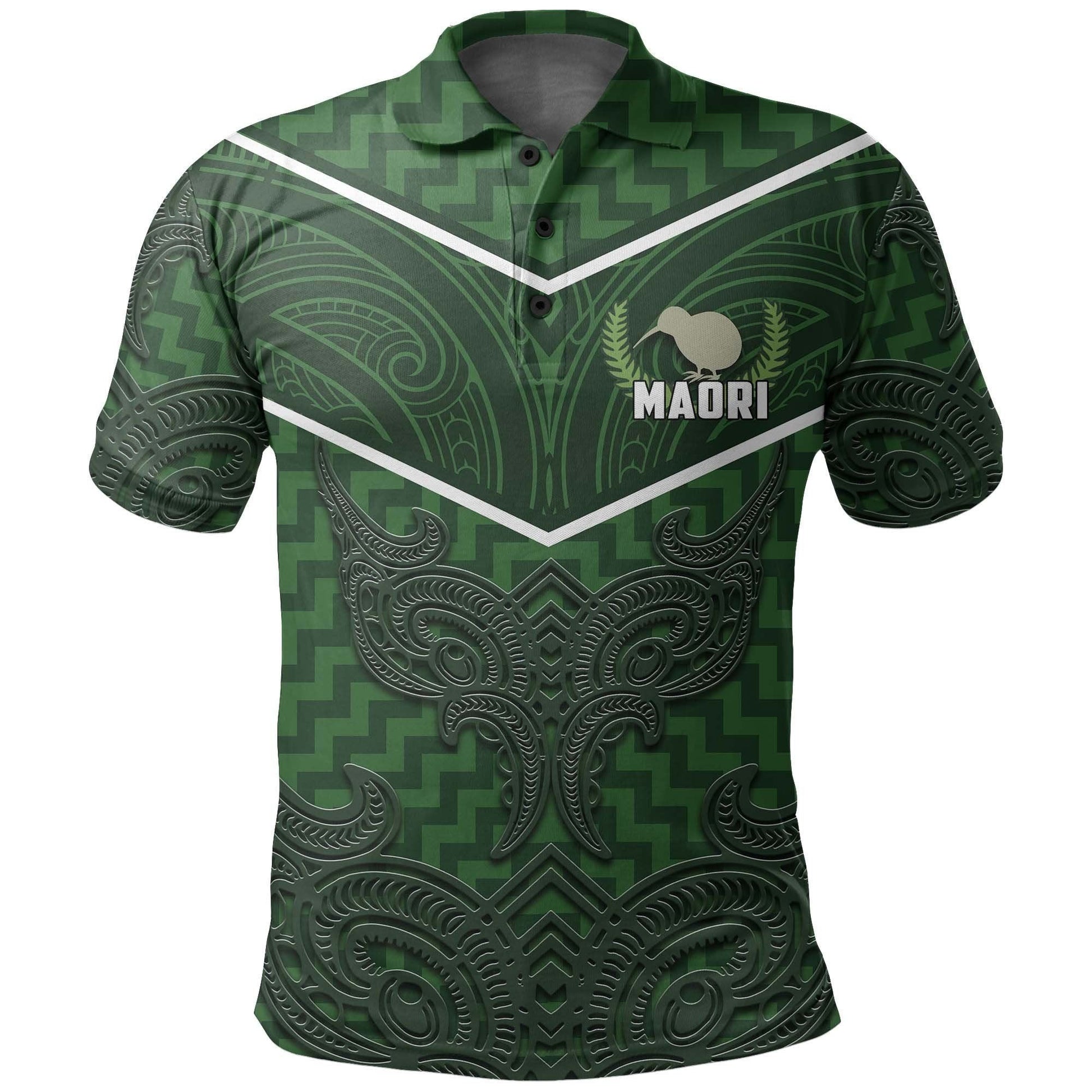 Polynesian Polo Shirt - New Zealand Māori Rugby Polo Shirt