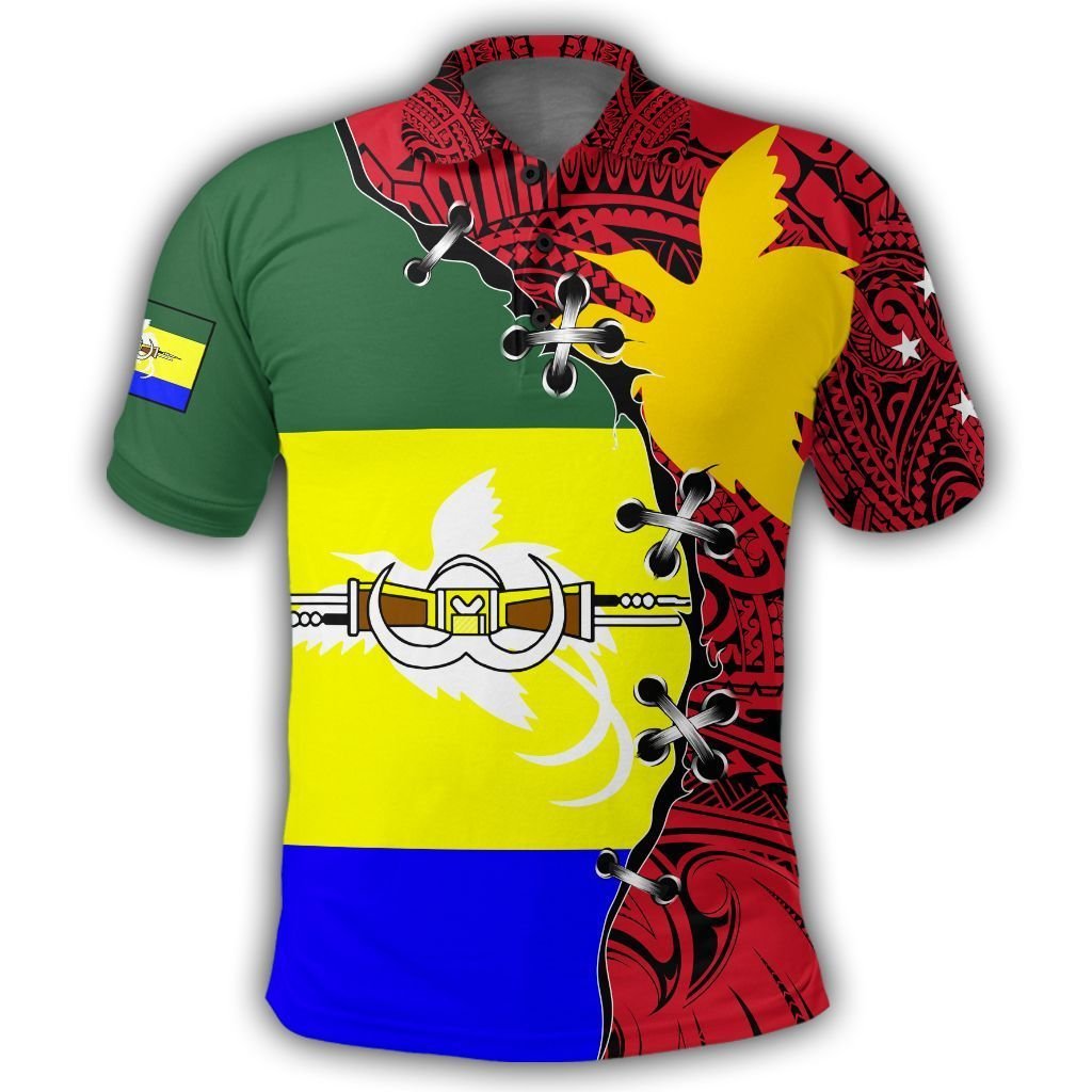Polynesian Polo Shirt - Morobe Polo Shirt PNG Suture Style