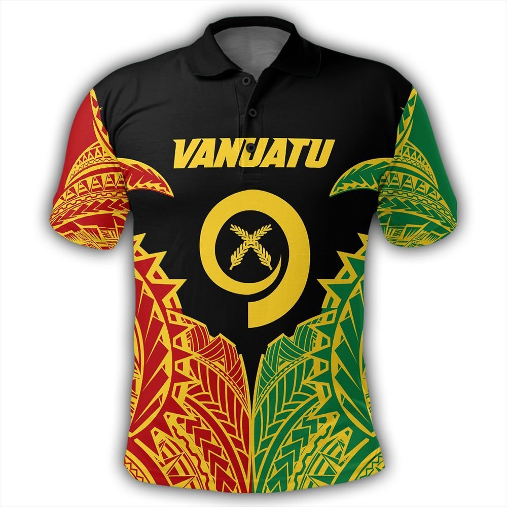 Polynesian Polo Shirt - Vanuatu Polo Shirt Vanuatu Rising Style Polo Shirt