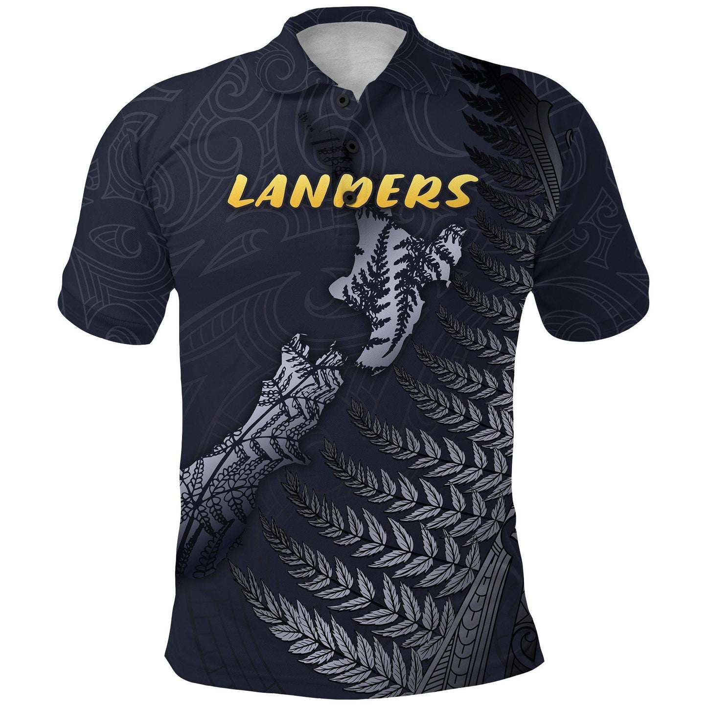 Polynesian Polo Shirt - New Zealand Landers Polo Shirt Highlanders Rugby