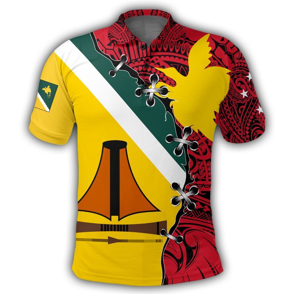 Polynesian Polo Shirt - Jiwaka Polo Shirt PNG Suture Style