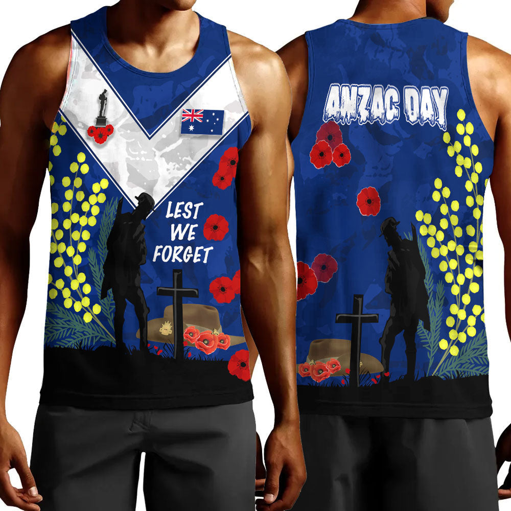 Clothing Australia Anzac Lest We Forget 2023 Men Tank Top