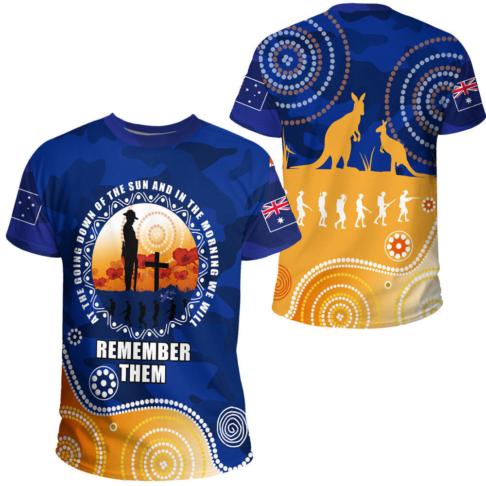 Clothing Australia Anzac Camouflage Vitality T Shirt
