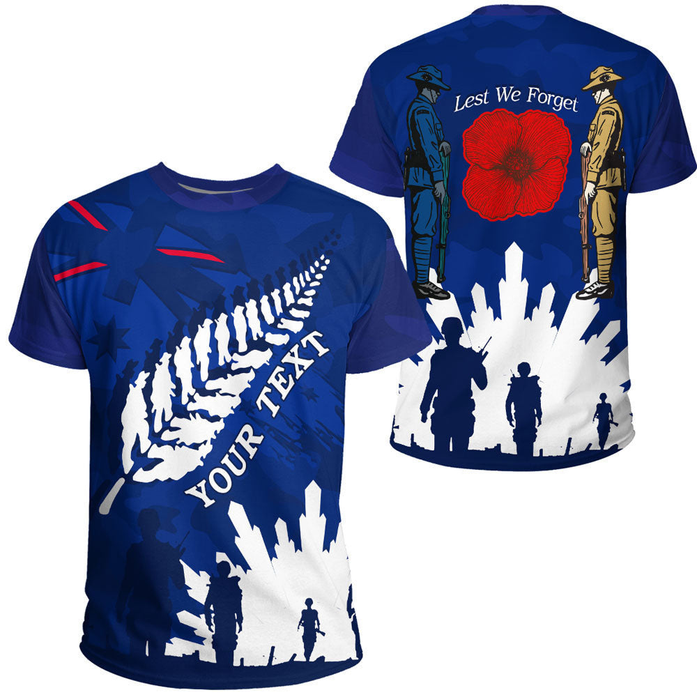 Clothing Custom Australia Anzac Camouflage Mix Fern T Shirt