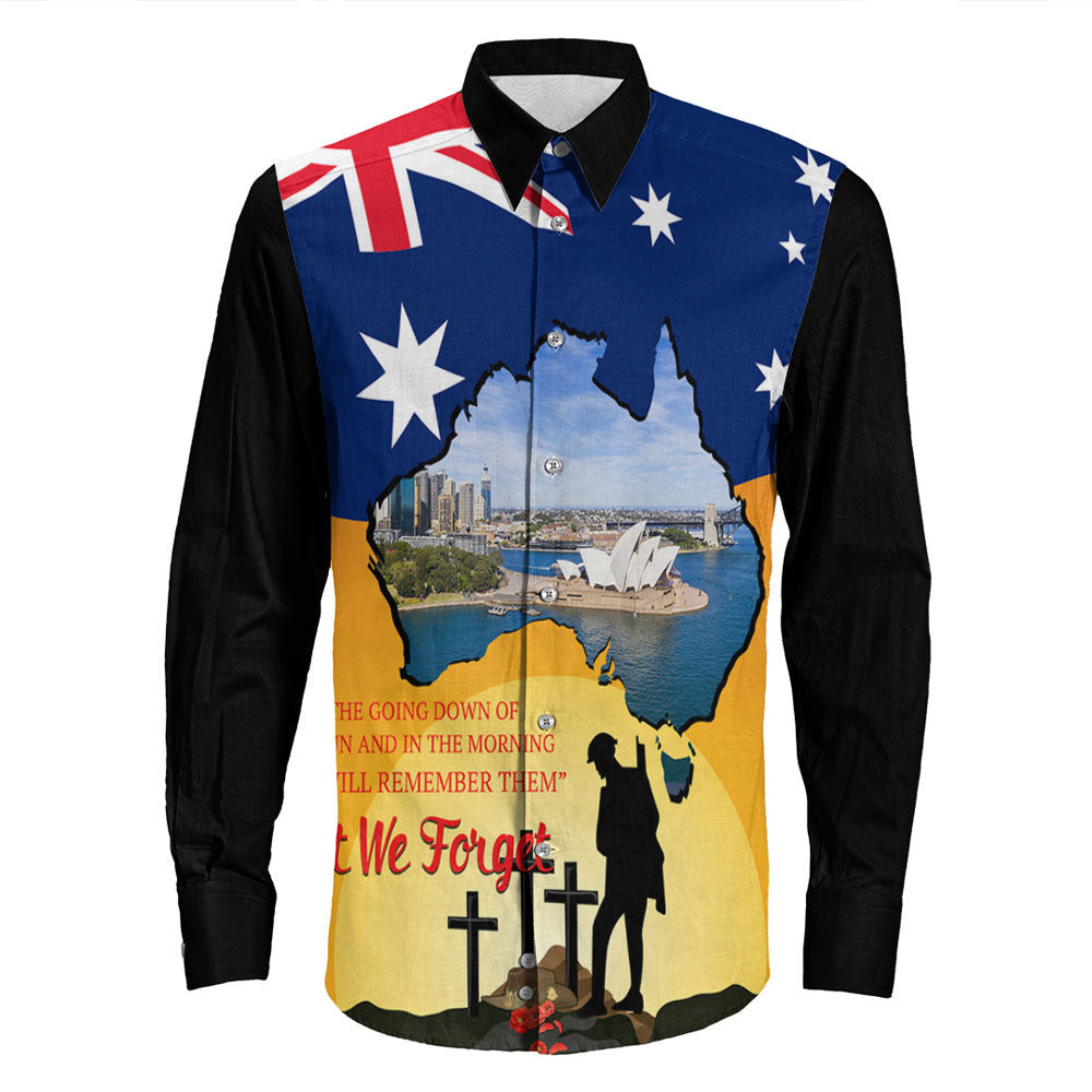 Rugbylife Clothing Today'S Peace Is Yesterday'S Sacrifice Long Sleeve Button Shirt