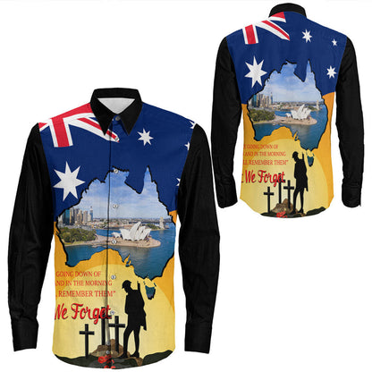 Rugbylife Clothing Today'S Peace Is Yesterday'S Sacrifice Long Sleeve Button Shirt