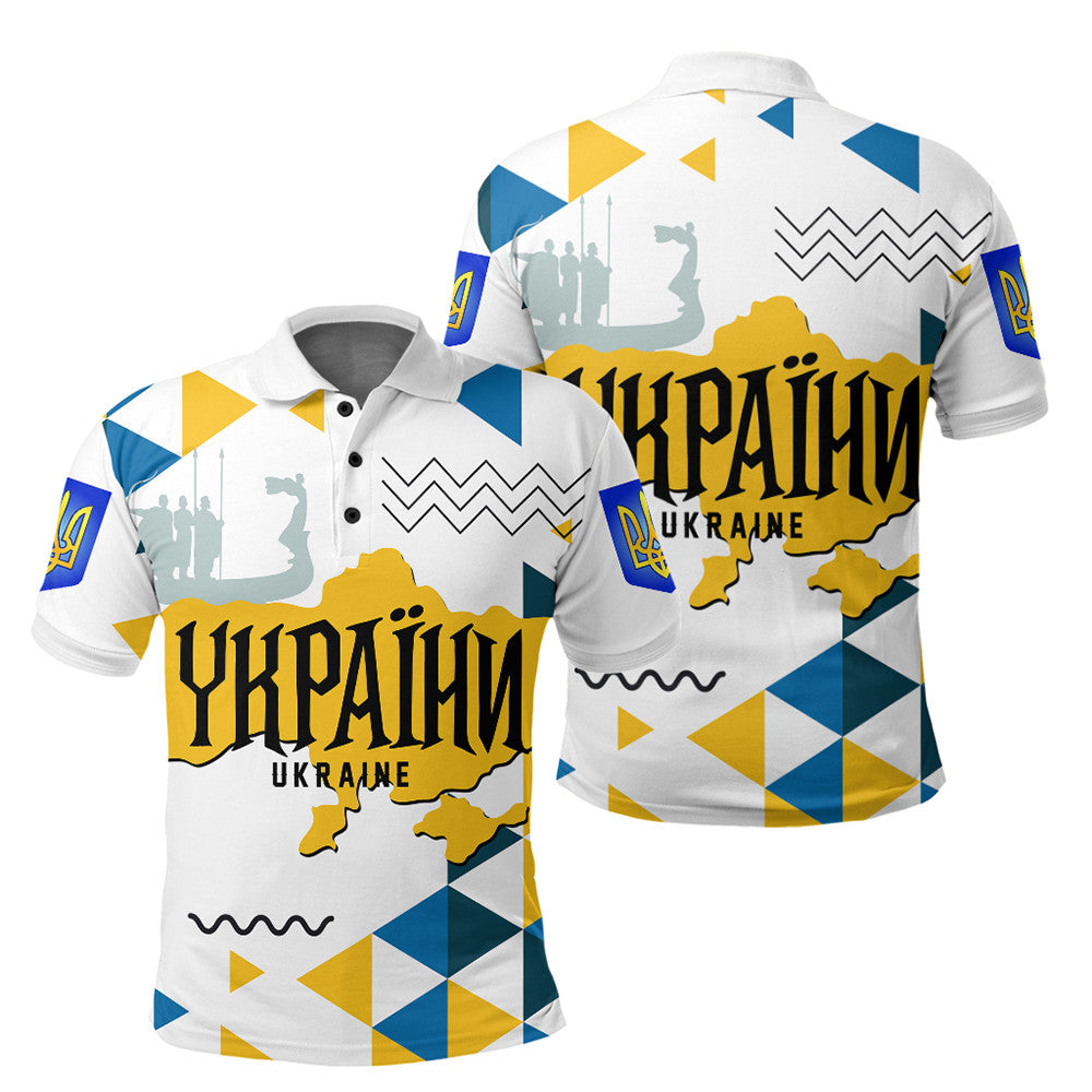 Ukraine Polo Shirt Ukraine Geo Style Polo Shirt