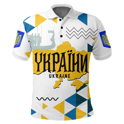 Ukraine Polo Shirt Ukraine Geo Style Polo Shirt