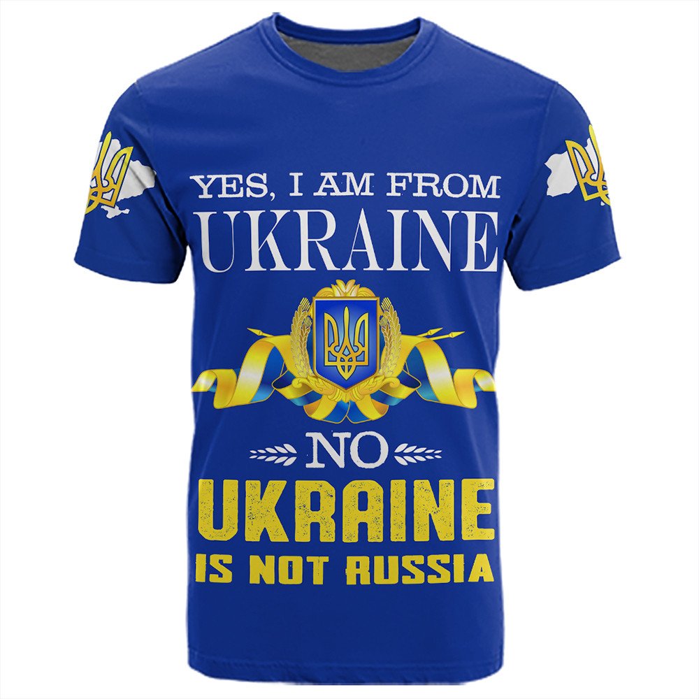 Ukraine T Shirt Ukraine Not Russia T Shirt