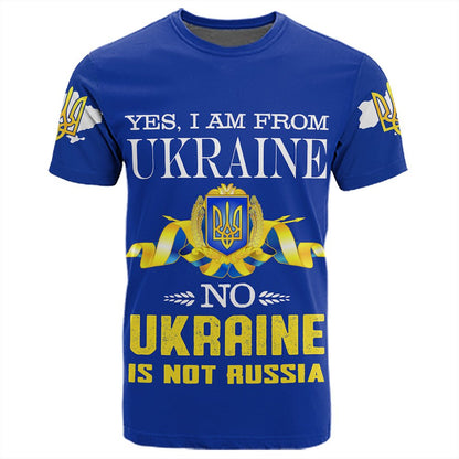 Ukraine T Shirt Ukraine Not Russia T Shirt