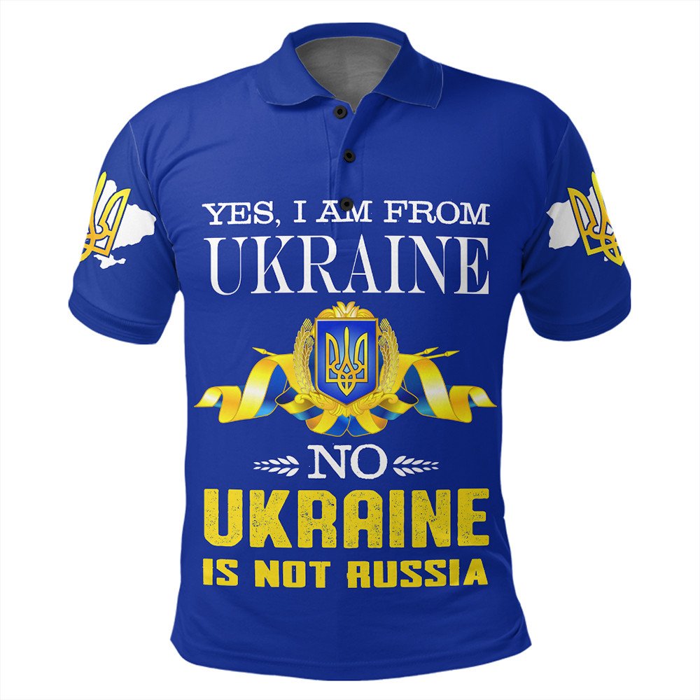 Ukraine Polo Shirt Ukraine Not Russia Polo Shirt