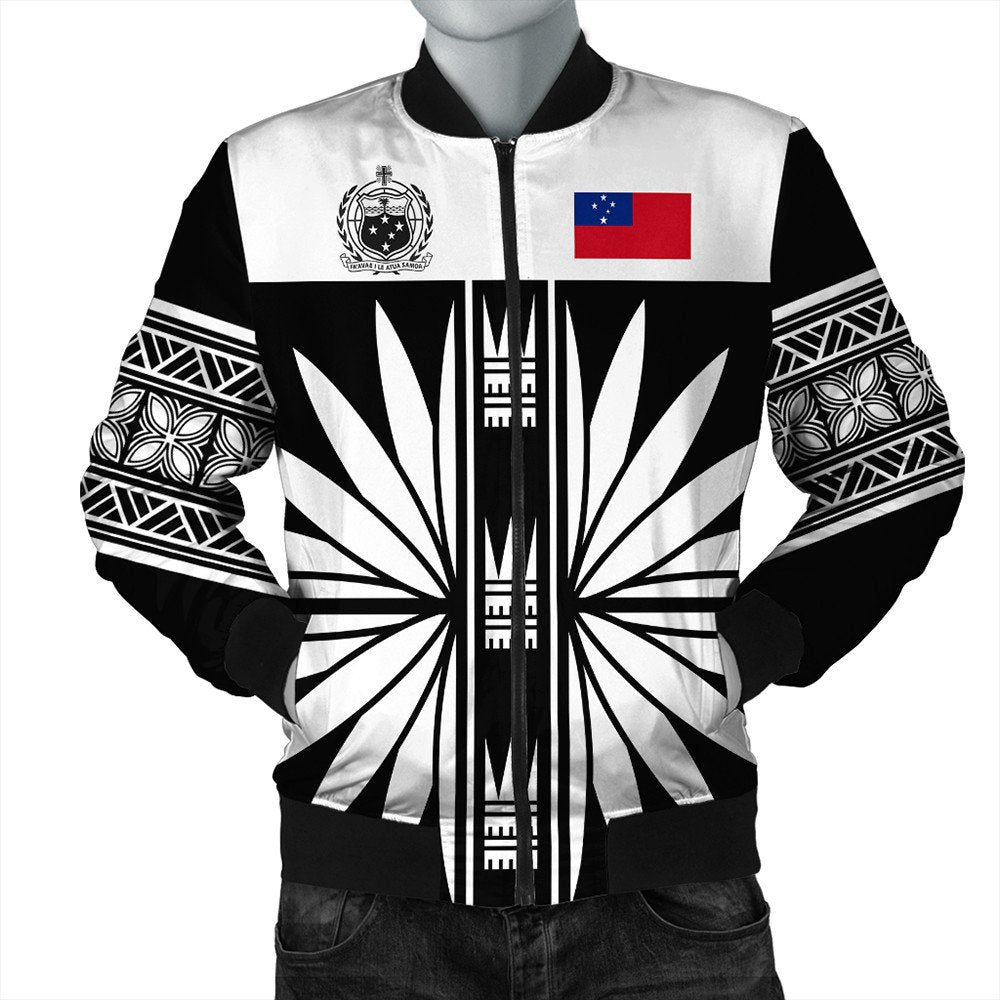 Polynesian Jacket Samoa Black Saturday Bomber Jacket