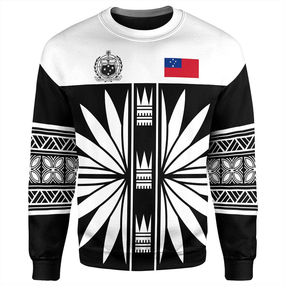 Polynesian Sweatshirt Samoa Black Saturday Sweatshirt