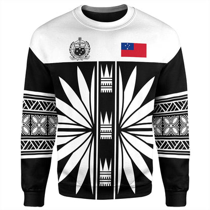 Polynesian Sweatshirt Samoa Black Saturday Sweatshirt
