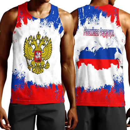Clothing Russia Paint Style Tank Top