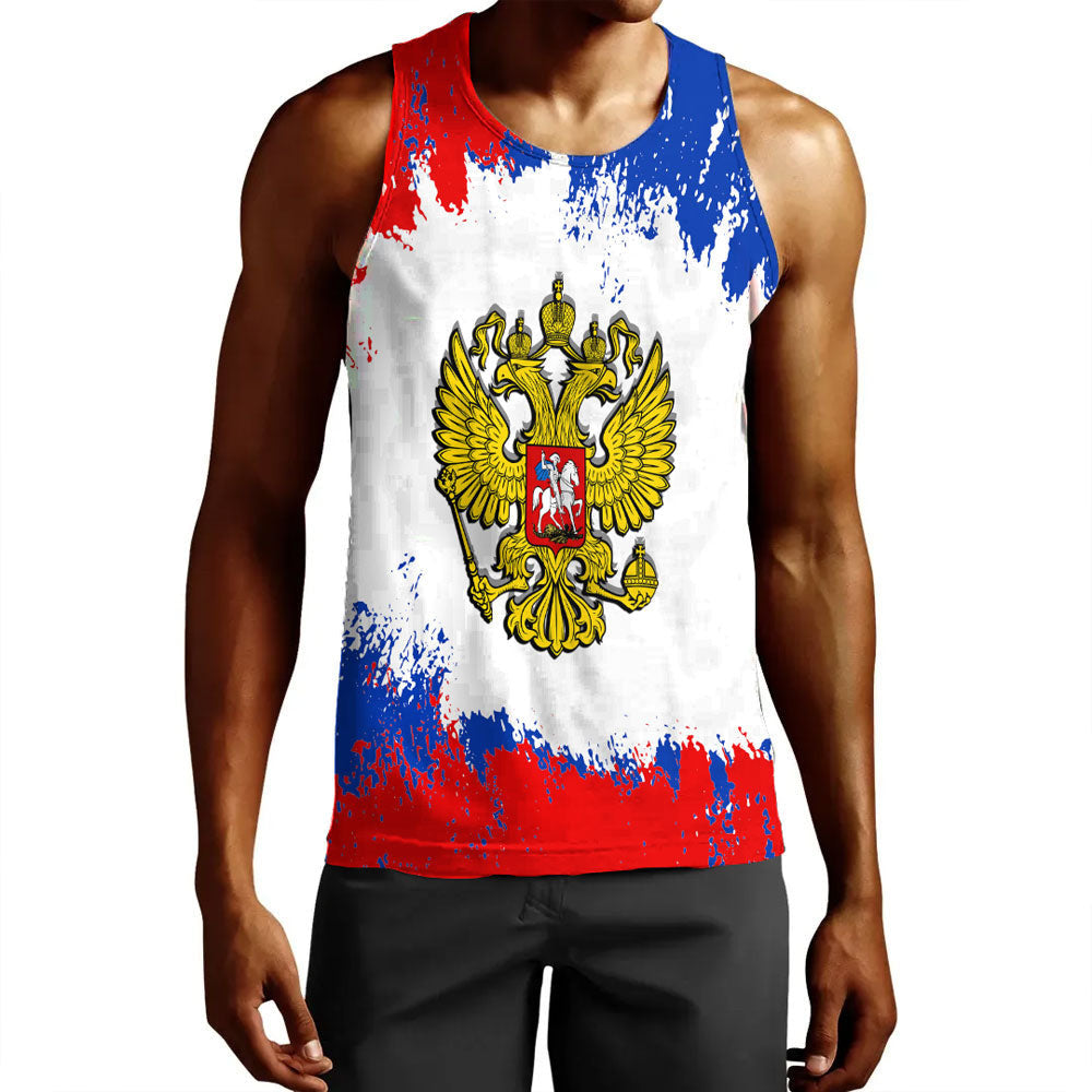 Clothing Russia Paint Style Tank Top