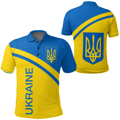 Ukraine Curve Style Polo Shirt