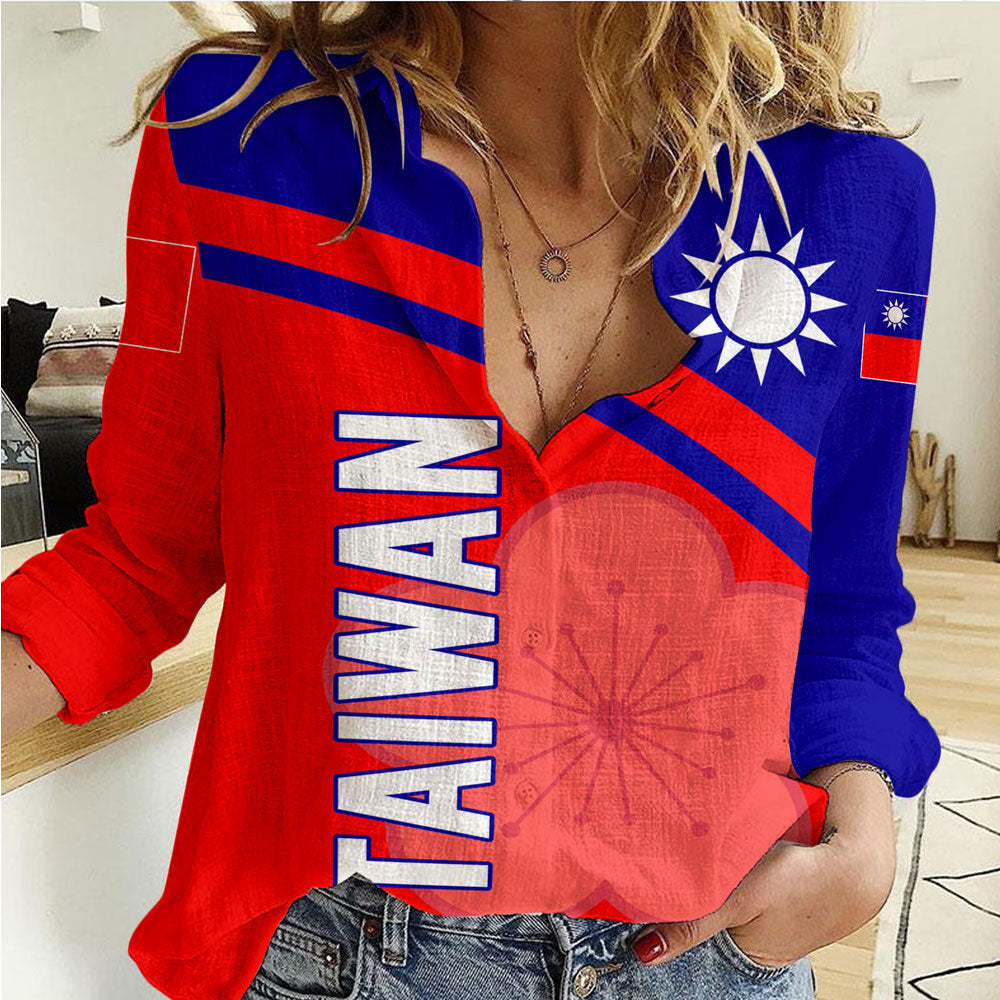 Clothing Taiwan Curve Style Women Casual Shirt