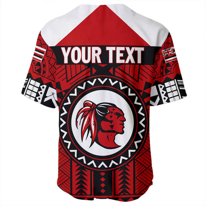 Polynesian Baseball Jersey Personalized Hawaiian High Kahuku Baseball Jersey