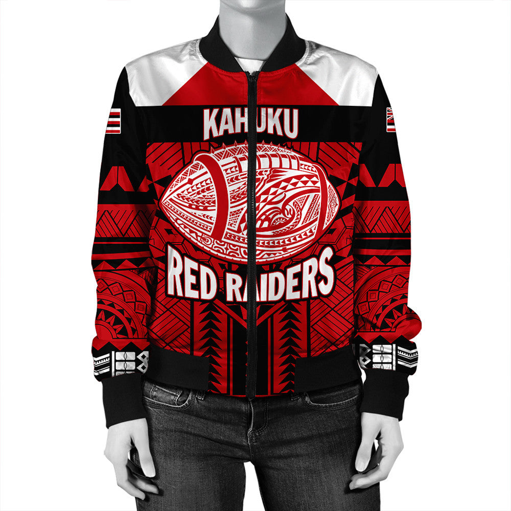 Polynesian Jacket Personalized Hawaiian High Kahuku Bomber Jacket