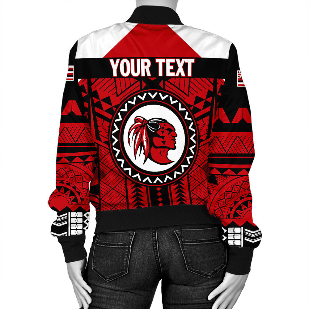 Polynesian Jacket Personalized Hawaiian High Kahuku Bomber Jacket